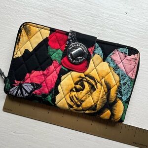 Vera Bradley Havana Rose Turnlock Wallet